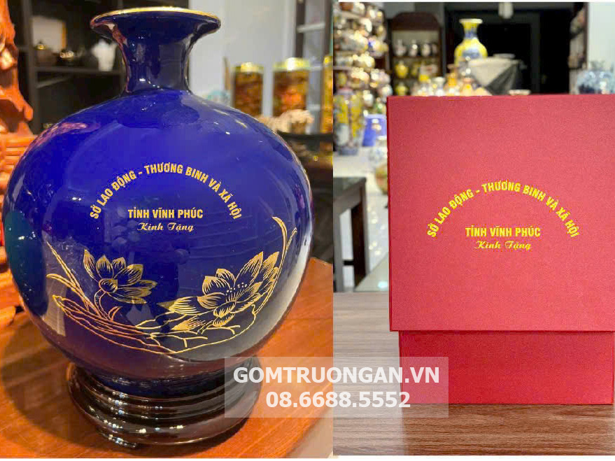 Giá bình hút tài lộc in logo quà tặng doanh nghiệp