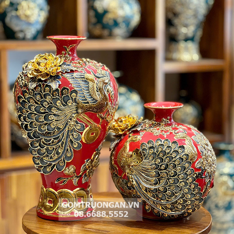 Bình hút tài lộc hợp mệnh Thổ