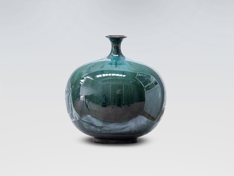 Bình hút tài lộc men hỏa biến