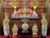 Đồ thờ dành cho Đình, Chùa, Đền Thờ: Đặc trưng văn hóa và quy cách sắp đặt chuẩn phong thủy