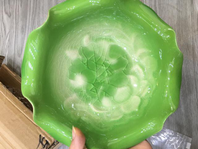 Bát thả hoa ban thần tài đường kính 19cm 2