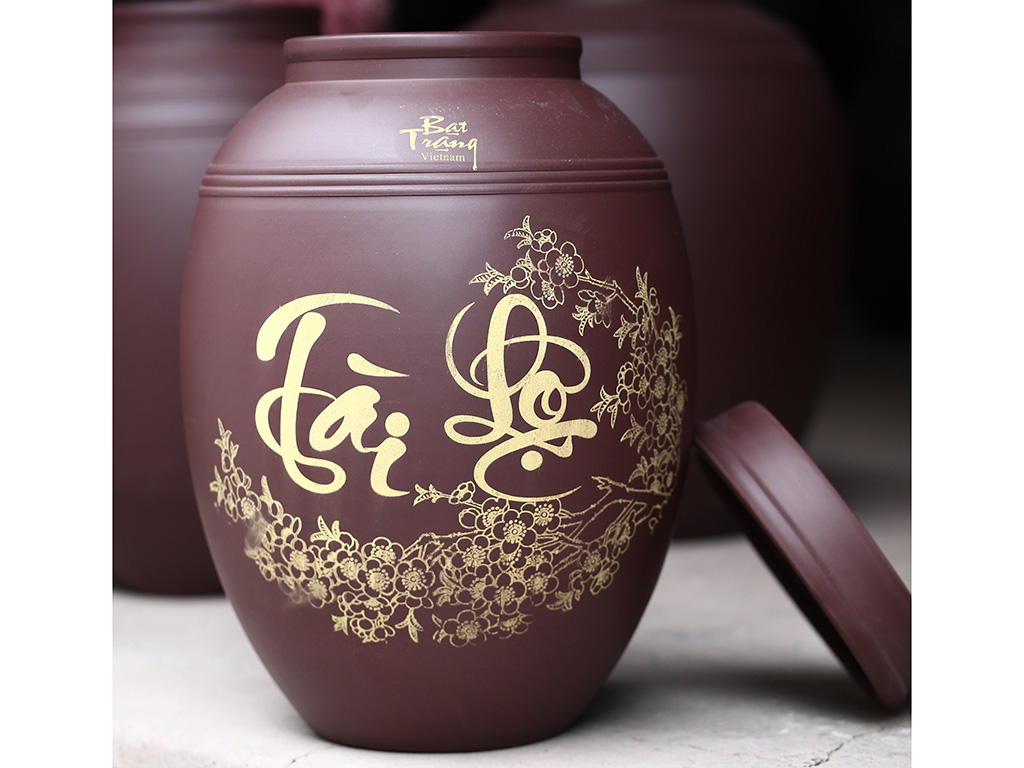 Chum sành tài lộc Bát Tràng 70 lít 2