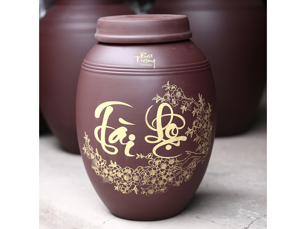 Chum sành tài lộc Bát Tràng 70 lít 1