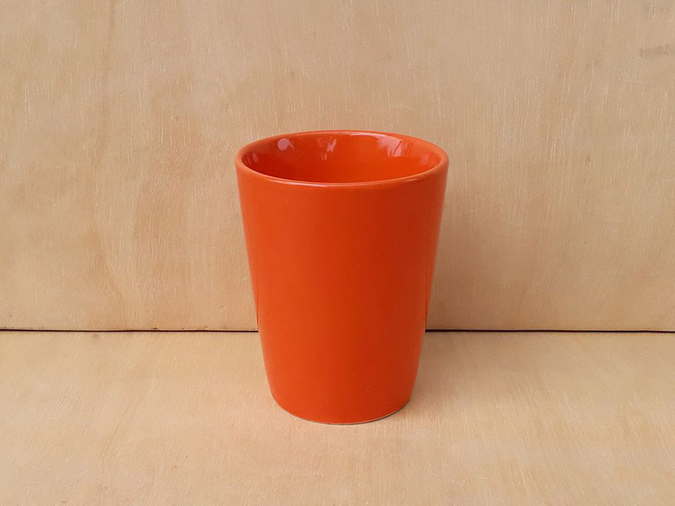 Ly sứ vát không quai full màu - màu đỏ