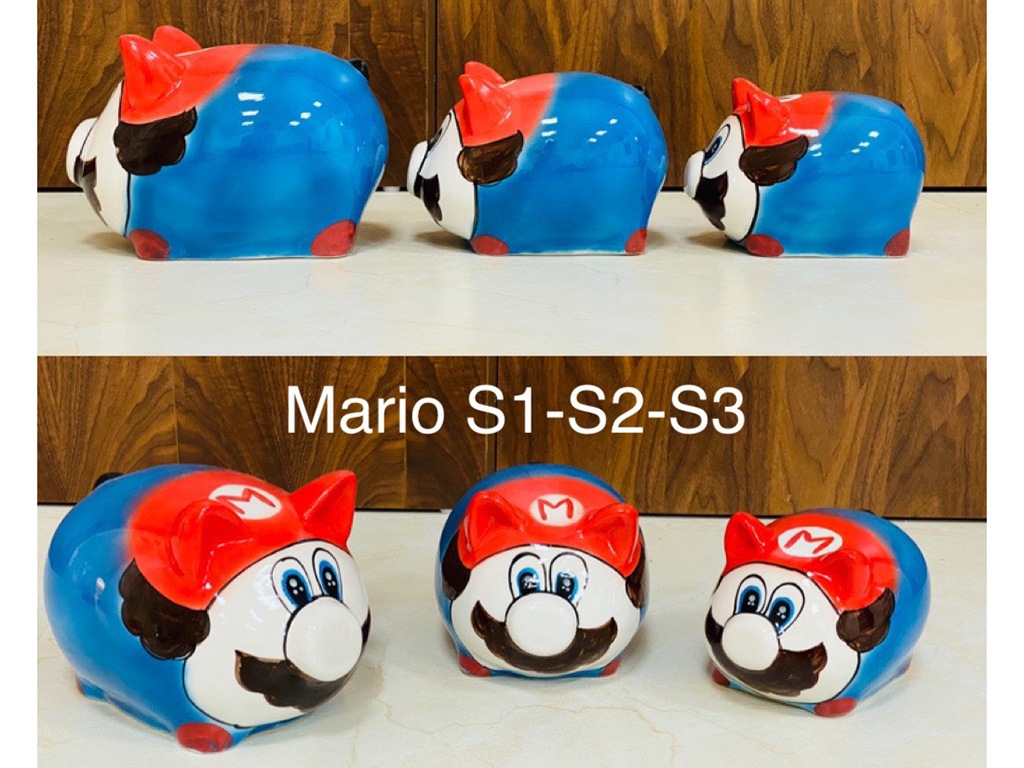 Lợn gốm sứ Bát Tràng Mario S1 1