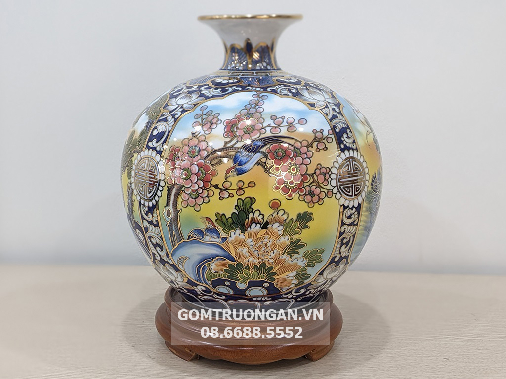 Họa tiết bình hút tài lộc cho người mệnh Kim