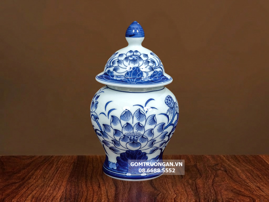 Chóe thờ men xanh ngọc Lộc Phát S3 1