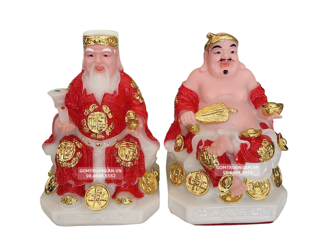 Tượng thần tài thổ địa màu đỏ 20 1