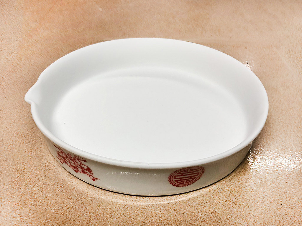 Đĩa mài sừng Bát Tràng đường kính 20cm 1