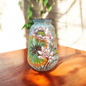 Lọ hoa trang trí phích vát hoa sen