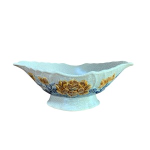 Bát đựng gà cúng men rạn nổi Trường Xuân