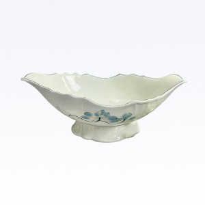 Bát đựng gà cúng vẽ sen xanh