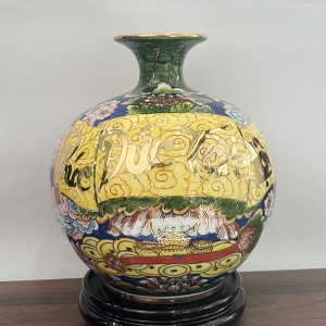 Bình hút tài lộc Phúc Đức Tài Lộc Liên Hoa 25cm