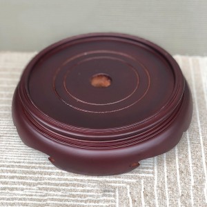Chân đế gỗ bát hương 2 mặt đường kính 22cm