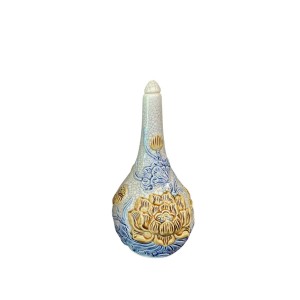 Nậm 1 bầu men rạn nổi Hoa sen cao cấp Trường Xuân S3