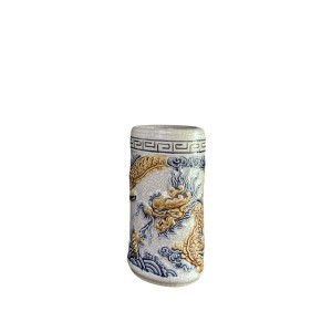 Ống hương men rạn nổi rồng cao cấp Trường Xuân S3