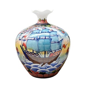 Túi hút tài lộc Thuận Buồm Xuôi Gió Phú Quý 3D men màu 30