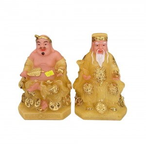 Tượng thần tài thổ địa màu vàng 20